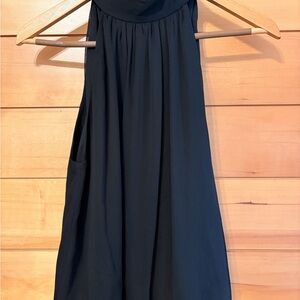 Alice + Olivia Silk Halter Blouse – Black – Size M